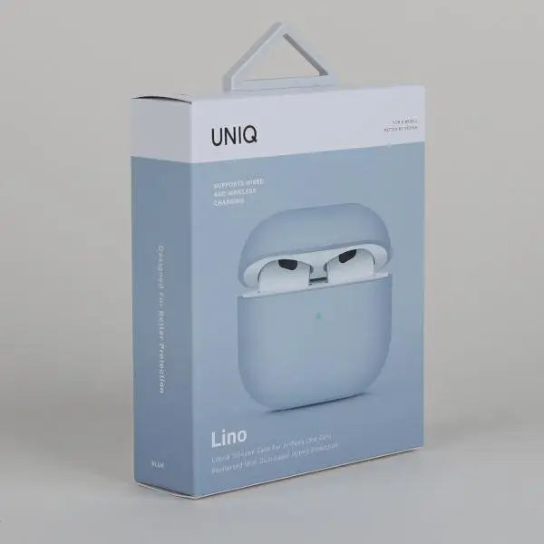 Кейс Uniq Lino за AirPods 3 gen син