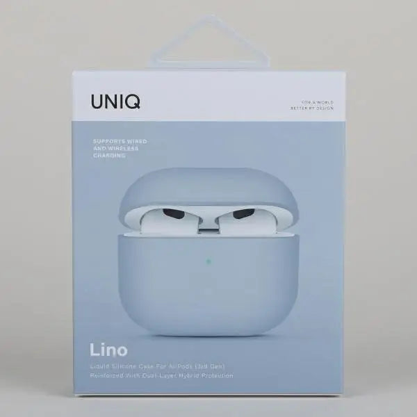 Кейс Uniq Lino за AirPods 3 gen син