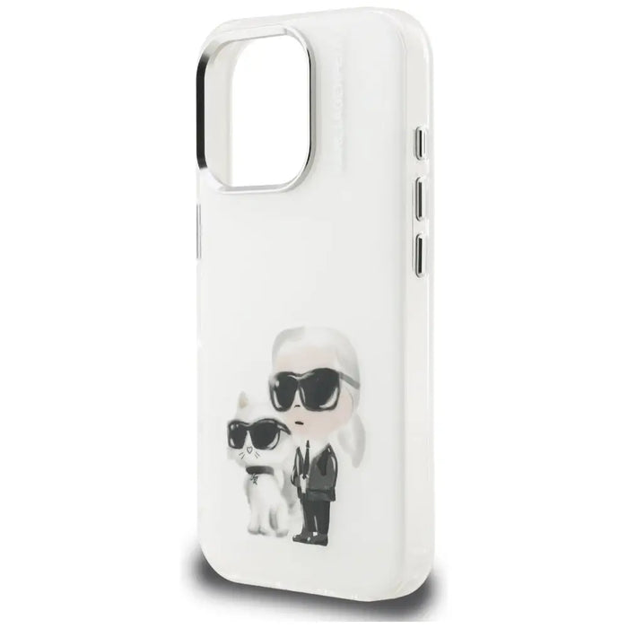 Кейс за iPhone 16 Pro с акварелни мотиви Karl Lagerfeld