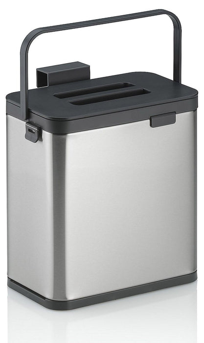 Кош за органични отпадъци Kela - Plata, 2.1 l, сребрист