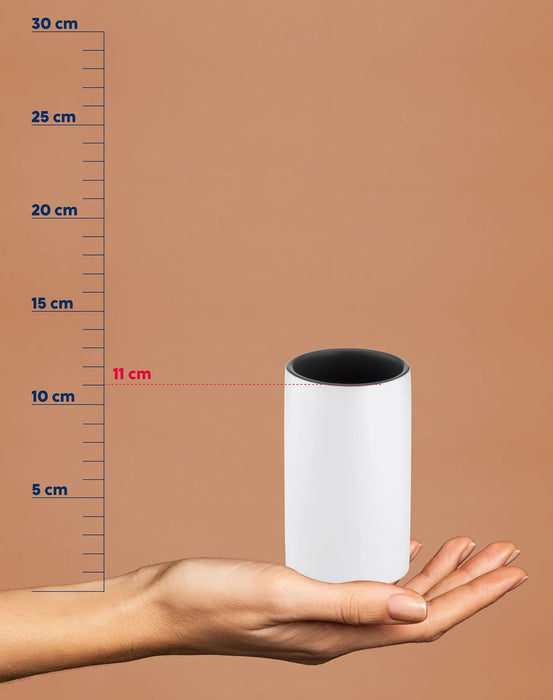 Чаша за четки за зъби Kela - Matsi, 7 х 11 cm, бяла