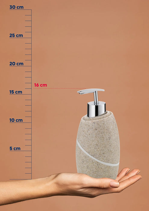 Диспенсър за течен сапун Kela - Talus, 300 ml, бежов