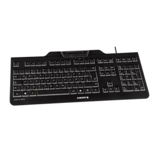 Keлавиатура с четец Cherry JK-A0100ES-2 Черен QWERTY