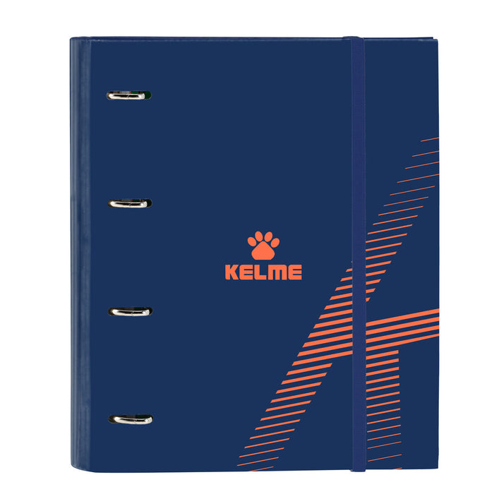 Папка с пръстени Kelme Navy blue Оранжев Морско син (27 x 32 x 3.5 cm)