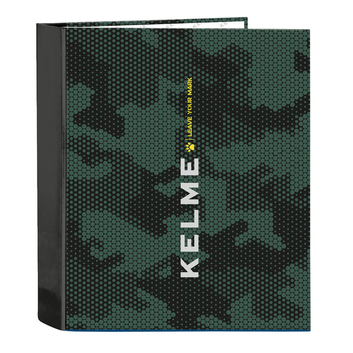 Папка с пръстени Kelme Camo Черен Зелен A4 27 x 33 x 6 cm