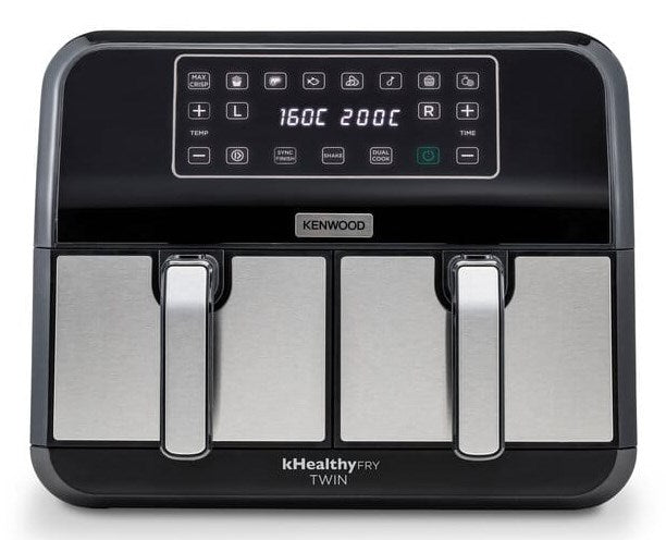 Фритюрник Kenwood HFM20.000MB Двоен 8 л Самостоятелен 1700 W Фритюрник с горещ въздух Черен