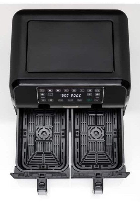 Фритюрник Kenwood HFM20.000MB Двоен 8 л Самостоятелен 1700 W Фритюрник с горещ въздух Черен