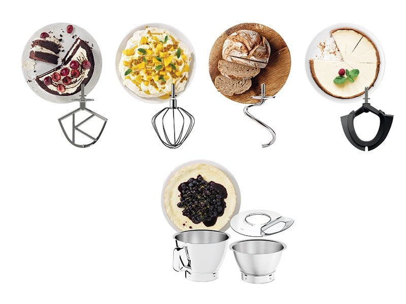 Миксер Kenwood KVC85.004SI Стоящ миксер 1200 W Неръждаема стомана