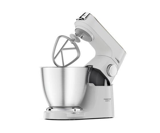 Kenwood Titanium Chef Baker XL кухненски робот 1200 W 7 л бял Вградена везна