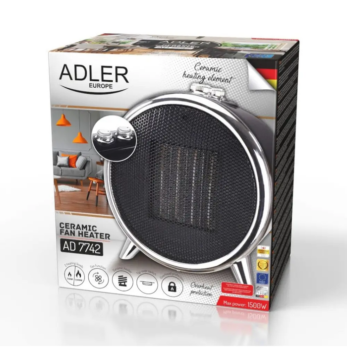 КЕРАМИЧЕН НАГРЕВАТЕЛ ADLER AD 7742