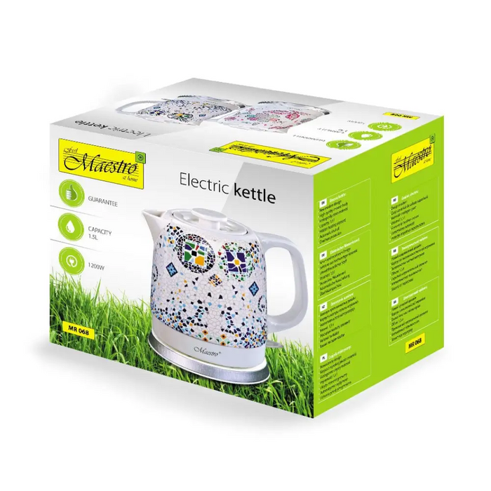 Керамична електрическа кана MAESTRO MR-068 1,5L 1500W