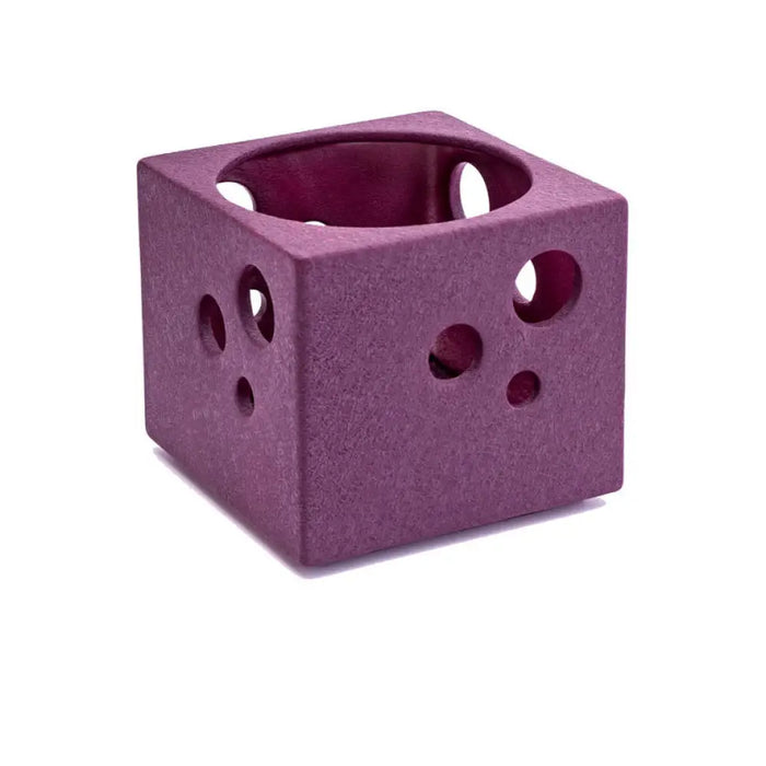 КЕРАМИЧНА КАШПА 14Х14Х14CM КУБ ОРХИДЕЯ