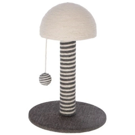 KERBL Funghi Grey-White с топка - котешка драскалка - 42 см