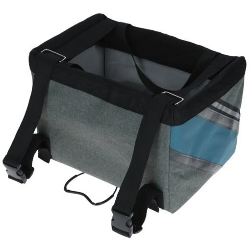 KERBL Велосипедна чанта Vacation за куче/коте сиво-синя