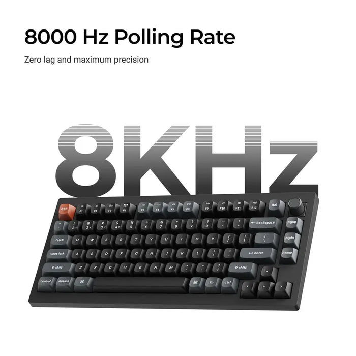 Безжична механичка клавиатура Keychron V1 Ultra 8K - Silk POM Switch Brown