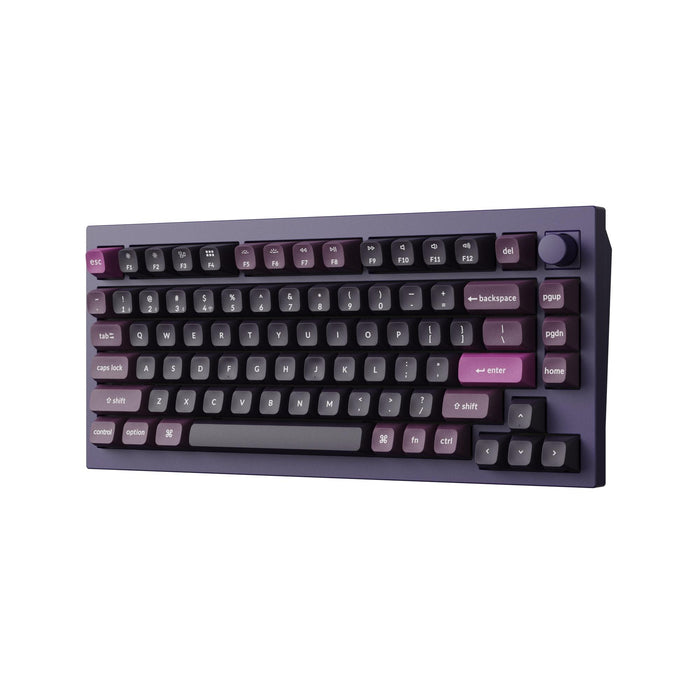 Безжична механичка клавиатура Keychron Q1 MAX Gateron Jupiter Red Switch - Purple