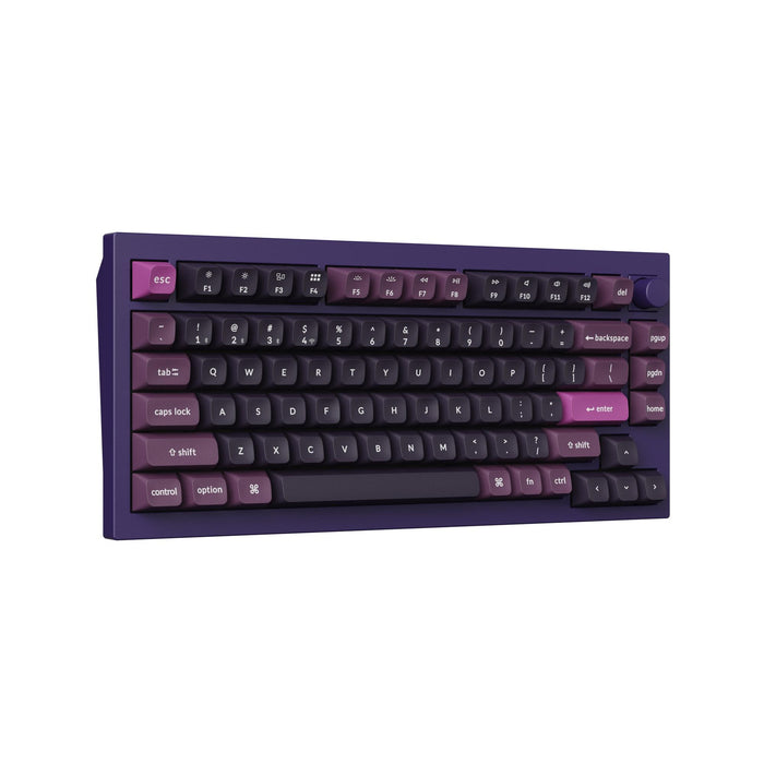 Безжична механичка клавиатура Keychron Q1 MAX Gateron Jupiter Red Switch - Purple