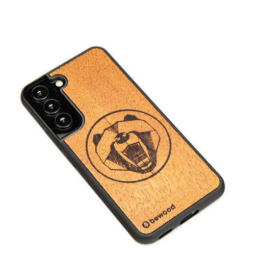 Кейс Bewood Bear Merbau Wood за SAMSUNG GALAXY S22