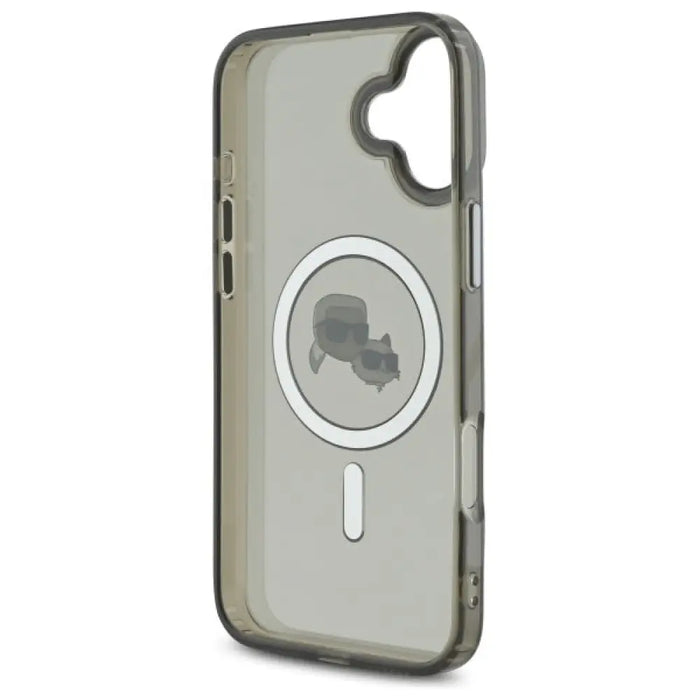 Кейс Karl Lagerfeld IML Metal Karl&Choupette Head MagSafe