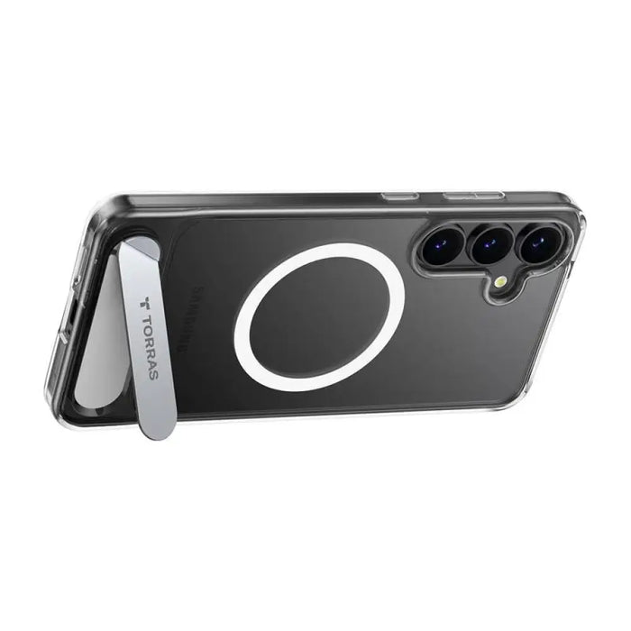 Кейс Torras Pstand Series за Samsung S25 + прозрачен