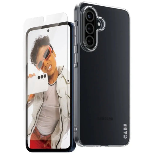 Кейс CARE by PanzerGlass Fashion 2in1 + стъкло за Samsung