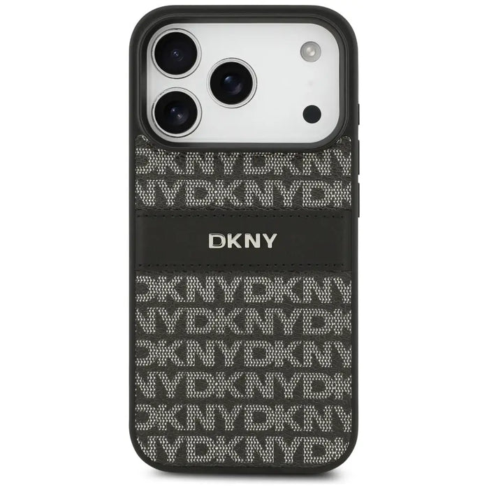 Кейс DKNY за iPhone 17 Pro с повтарящ се текстурен мотив