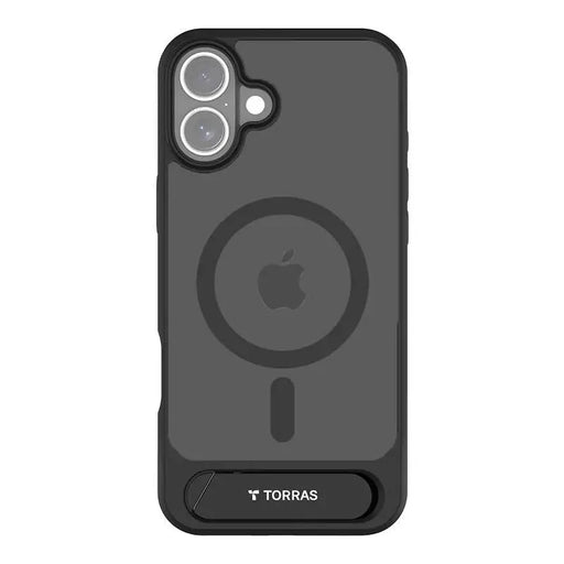 Кейс Etui Torras Pstand Series за iPhone 16 Plus черен