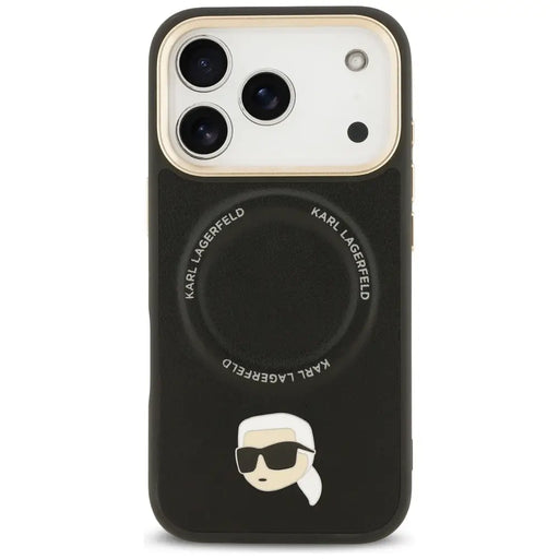 Кейс Karl Lagerfeld с метално лого MagSafe за iPhone 17 Pro