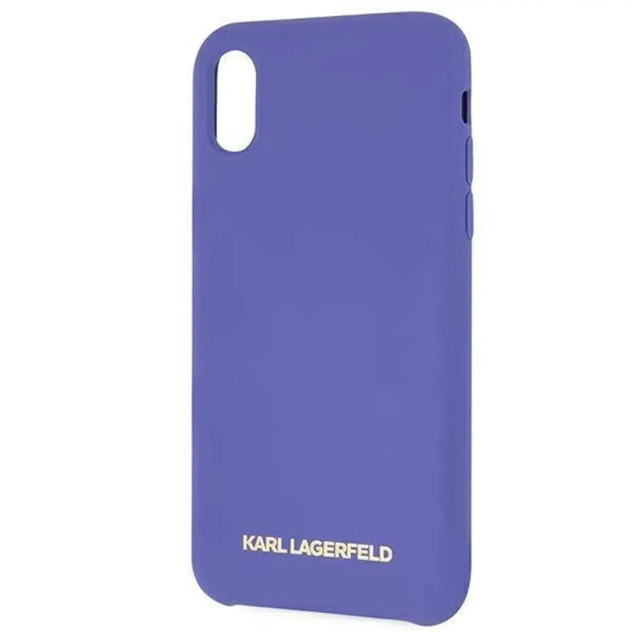 Кейс Karl Lagerfeld Silicone за Apple iPhone X/XS Виолетов