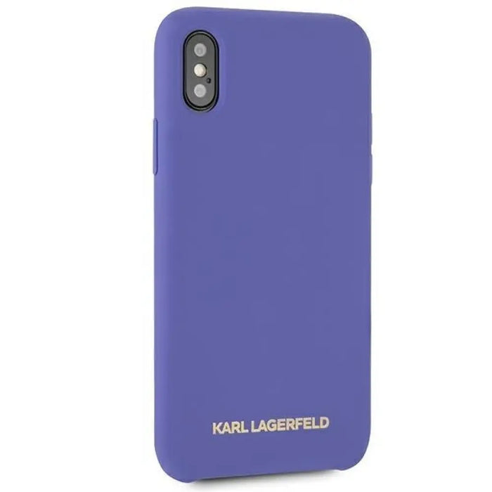 Кейс Karl Lagerfeld Silicone за Apple iPhone X/XS Виолетов