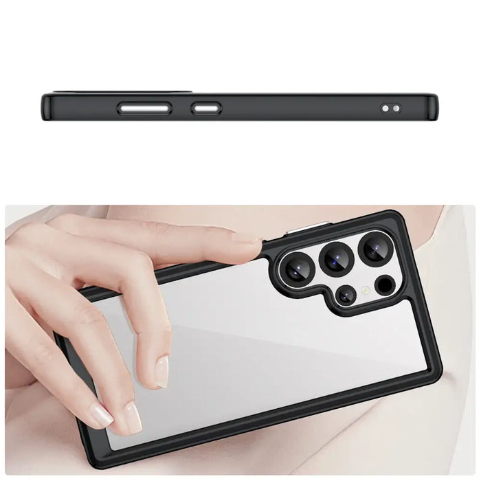 Кейс Outer Space с гел рамка за Samsung Galaxy S25 Ultra