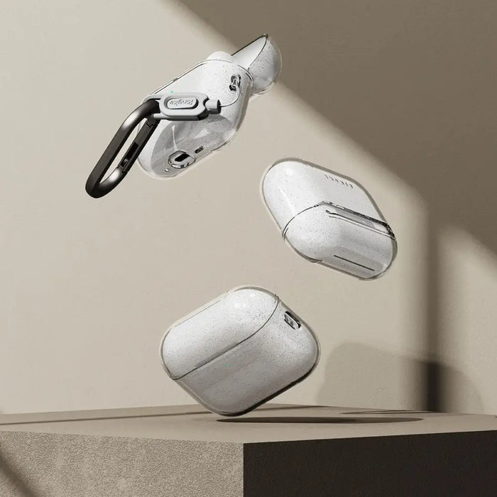 Кейс Ringke Air за AirPods Pro 3 - прозрачен брокат