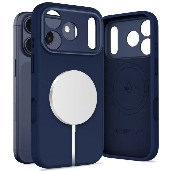 Кейс Tech-Protect Uniq MagSafe за iPhone 17 Pro - тъмносин