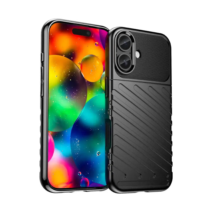 Кейс Thunder за iPhone 17 - черен