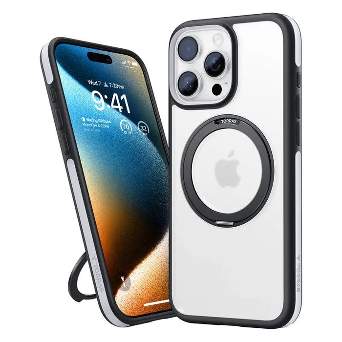Кейс Torras Ostand R Fusion за iPhone 16 Pro черен