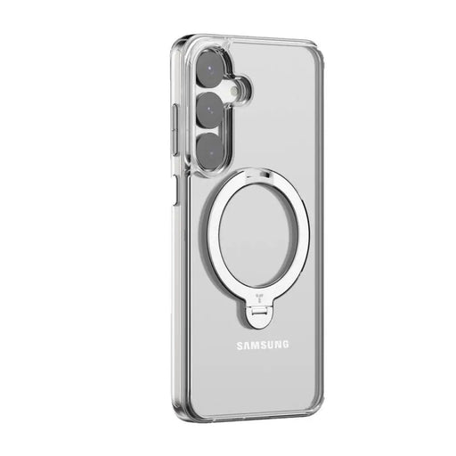 Кейс Torras Ostand Spin Series за Samsung S25 прозрачен