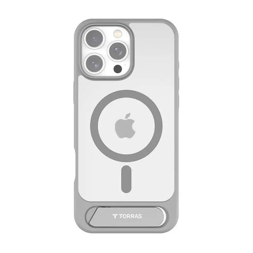 Кейс Torras Pstand Series за iPhone 16 Pro Max сив