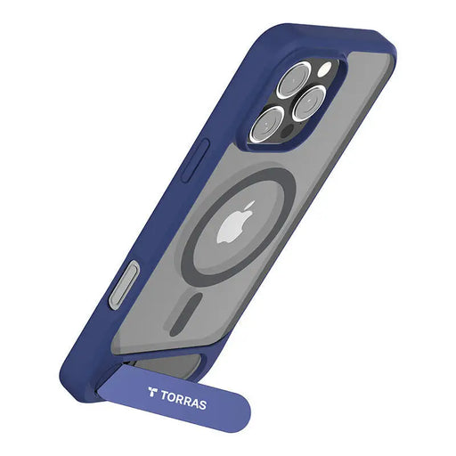 Кейс Torras Pstand Series за iPhone 16 Pro син
