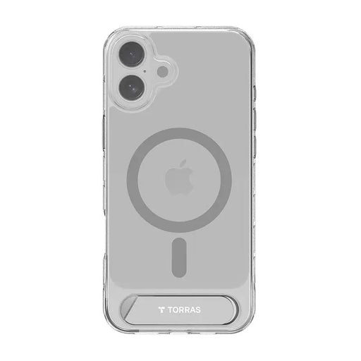 Кейс Torras Pstand Series за iPhone 16 прозрачен