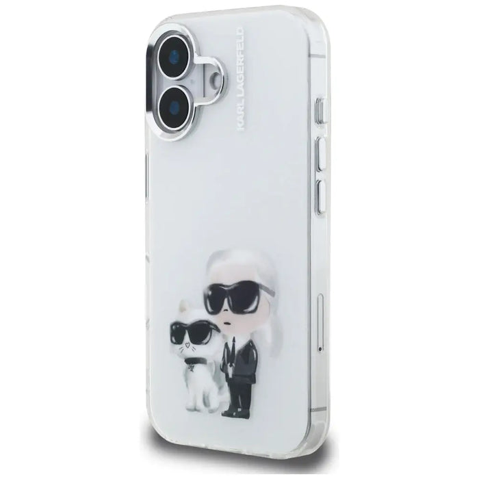 Кейс за iPhone 16 Karl Lagerfeld IML Aquarelle с лого
