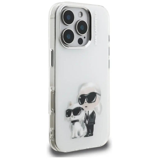 Кейс за iPhone 16 Pro с акварелни мотиви Karl Lagerfeld