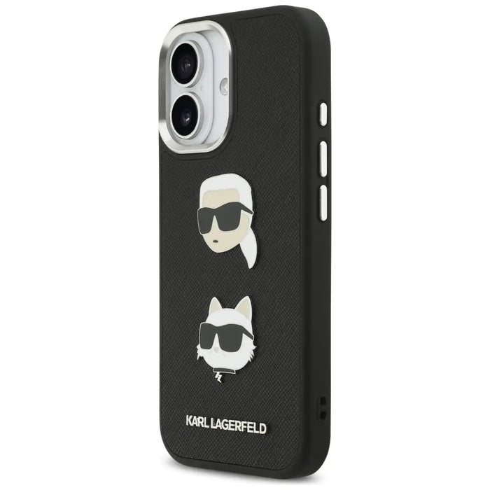 Кейс за iPhone 17 с емблематични емблеми и лого на Karl