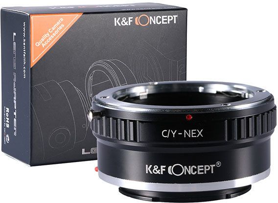 Адаптер K&F Concept - Contax/Yashica, за Sony E