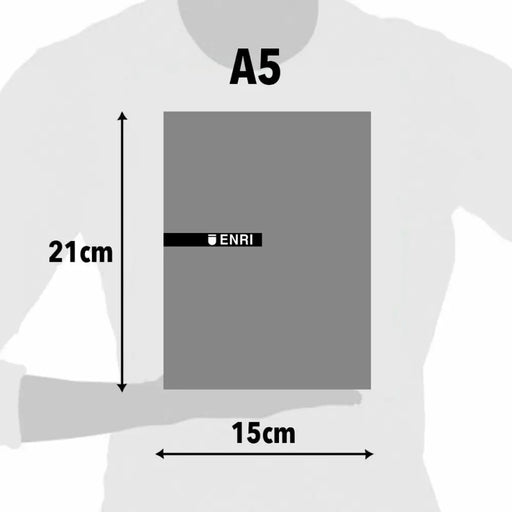 Хартиена Торбичка ENRI Червен A5 80 Листи 4 mm (5 броя)