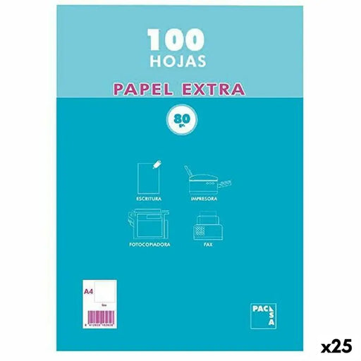 хартия Pacsa EXTRA Бял A4 100 Листи (25 броя)