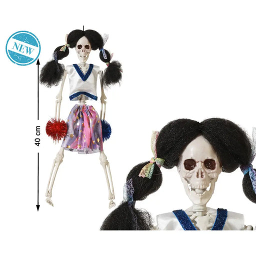 Хелоуин Декорация Мажоретка Скелет 40 cm