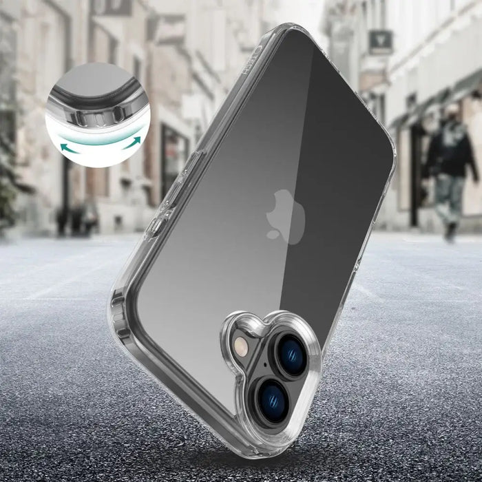Хибриден калъф Tech-Protect FlexAir за iPhone 16 - прозрачен