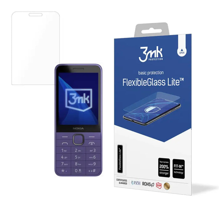 Хибридно стъкло 3mk FlexibleGlass Lite Nokia 235 4G / 215 4G