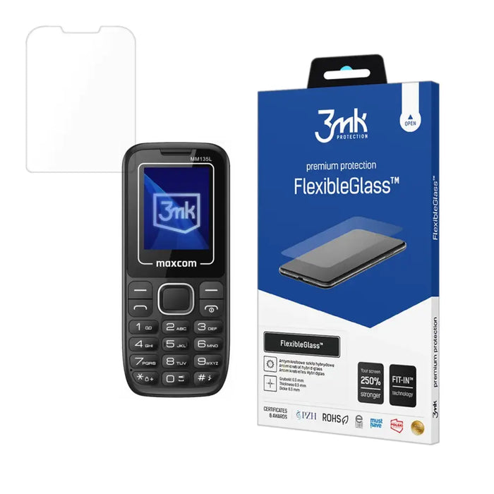 Хибридно стъкло 3mk FlexibleGlass на Maxcom Classic MM135L