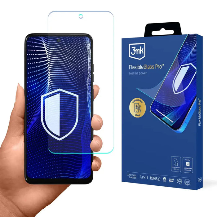 Хибридно стъкло 3mk FlexibleGlass Pro за Motorola Moto E15